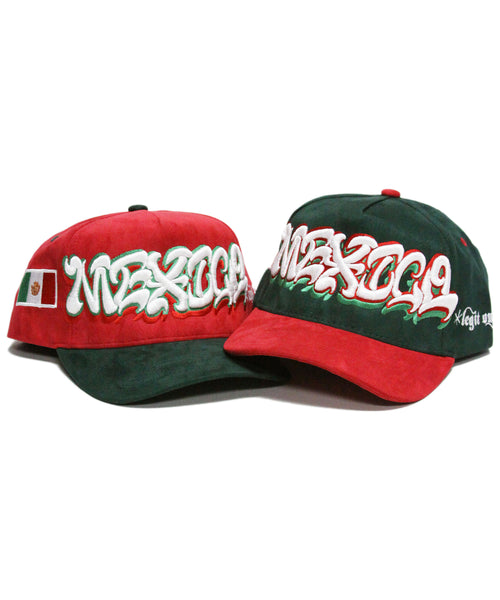 "MEXICO" 2-TONE SUEDE (RED/GREEN)