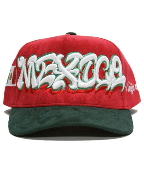 "MEXICO" 2-TONE SUEDE (RED/GREEN)