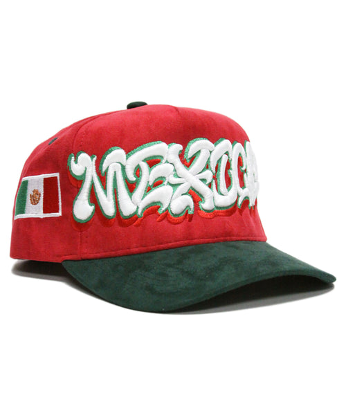 "MEXICO" 2-TONE SUEDE (RED/GREEN)