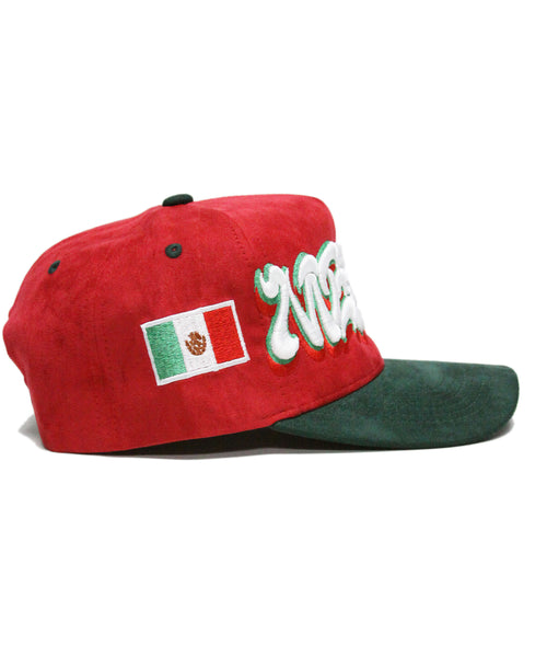 "MEXICO" 2-TONE SUEDE (RED/GREEN)