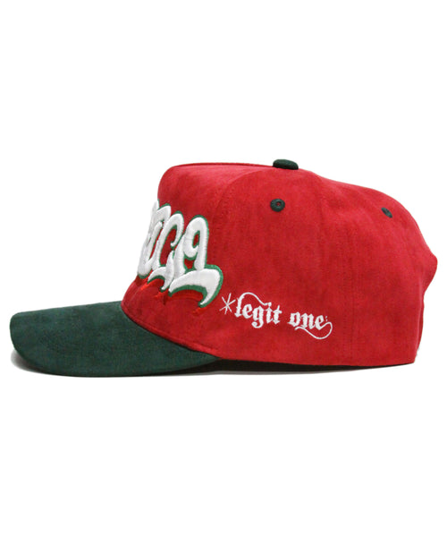 "MEXICO" 2-TONE SUEDE (RED/GREEN)