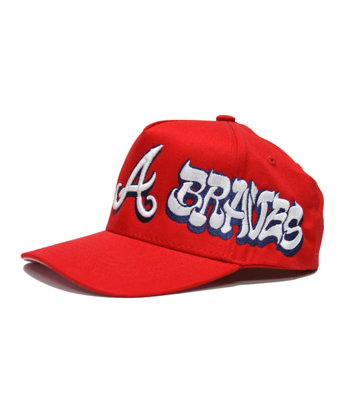 "BRAVES" SPELL OUT (RED)