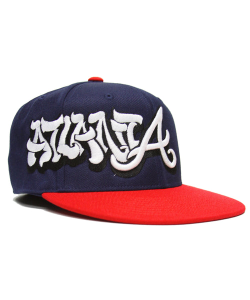 "BRAVES" 2-TONE FITTED CAP