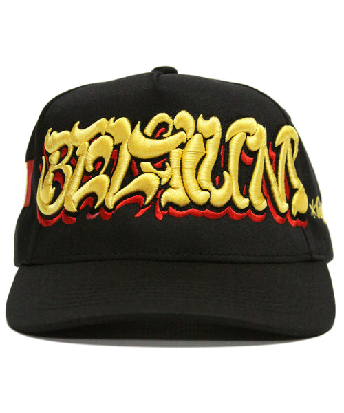 "BELGIUM" SPELL OUT (BLACK)