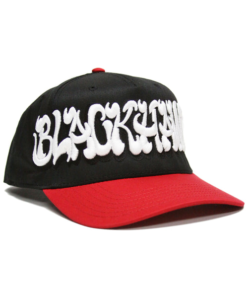"BLACKHAWKS" SPELL OUT (BLACK/RED)