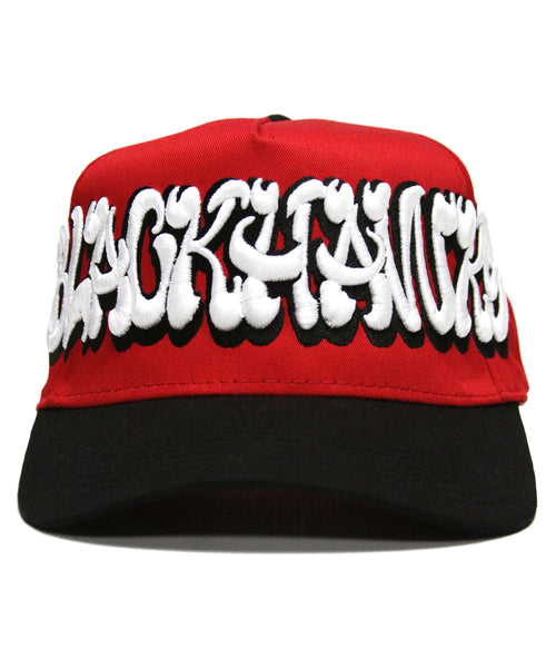 "BLACKHAWKS" SPELL OUT (RED/BLK)