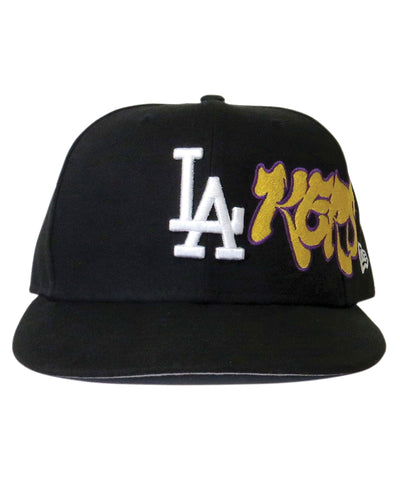" LAKERS® " FITTED CAP (BLACK)