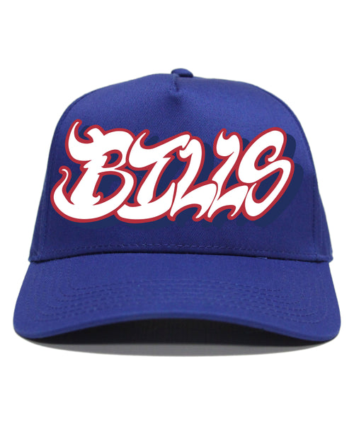 "BILLS" SPELL OUT (BLUE)
