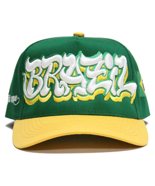"BRAZIL" SPELL OUT (GRN/GOLD)