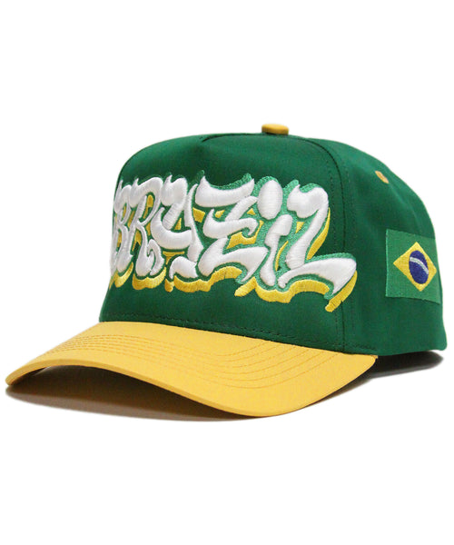 "BRAZIL" SPELL OUT (GRN/GOLD)