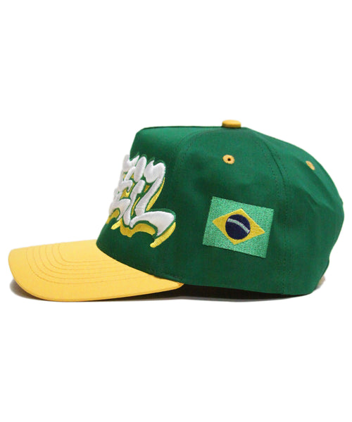 "BRAZIL" SPELL OUT (GRN/GOLD)