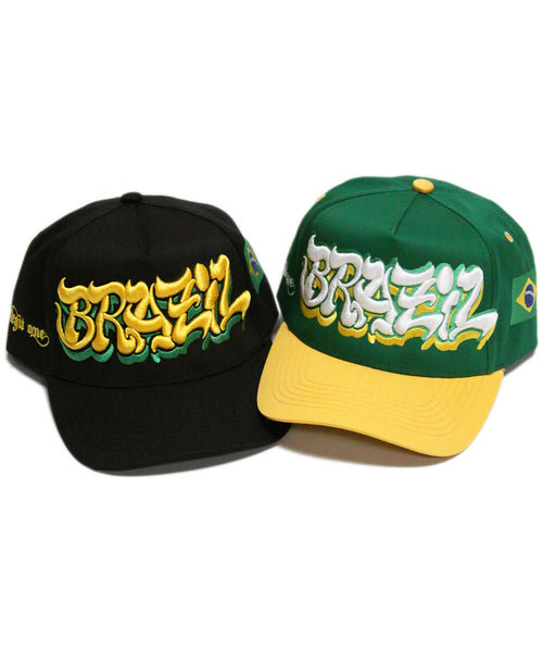 "BRAZIL" SPELL OUT (GRN/GOLD)