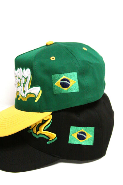"BRAZIL" SPELL OUT (GRN/GOLD)