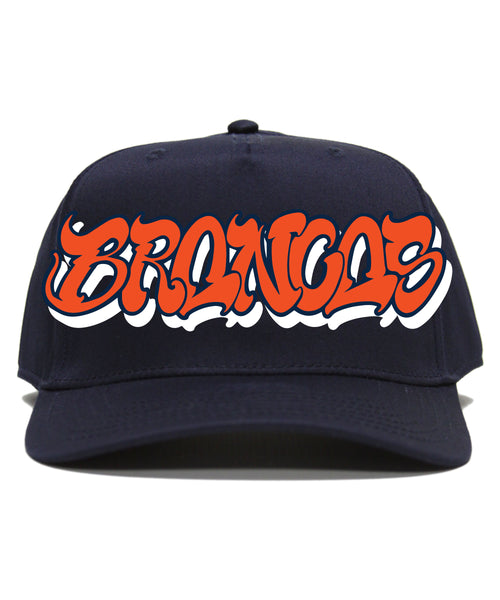 "BRONCOS" SPELL OUT (NAVY)