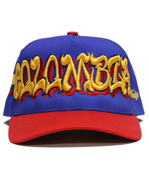 "COLOMBIA" SPELL OUT (BLUE/RED)