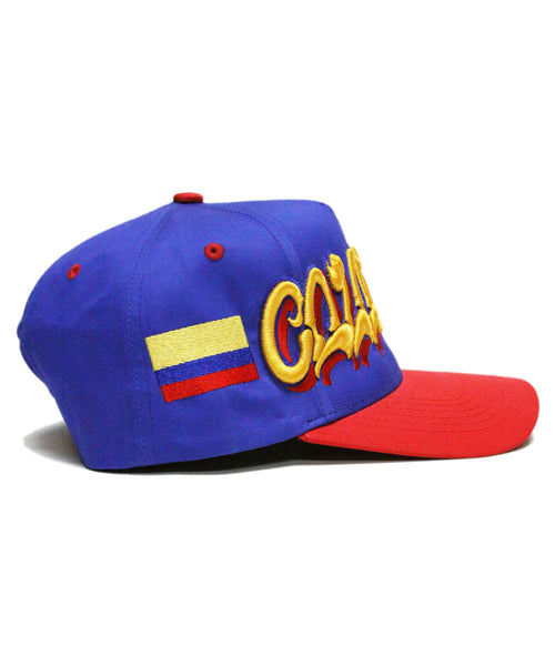"COLOMBIA" SPELL OUT (BLUE/RED)
