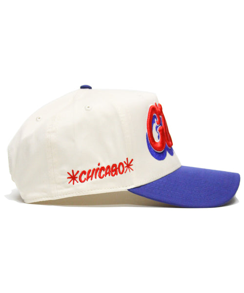 "CUBS" 2-TONE SPELL OUT (CREAM/BLUE)