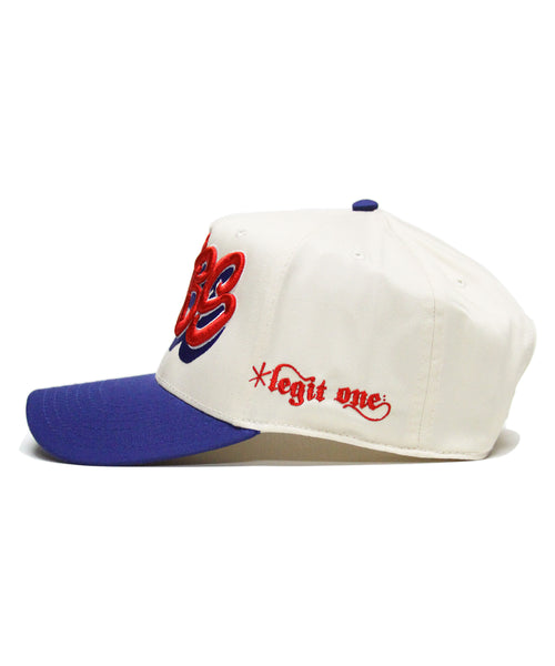 "CUBS" 2-TONE SPELL OUT (CREAM/BLUE)