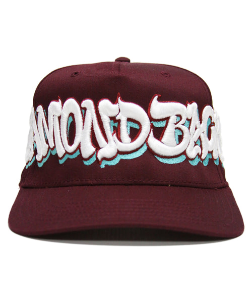 "D BACKS" SPELL OUT (BURGUNDY)