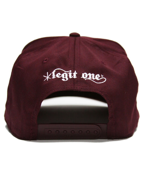 "D BACKS" SPELL OUT (BURGUNDY)