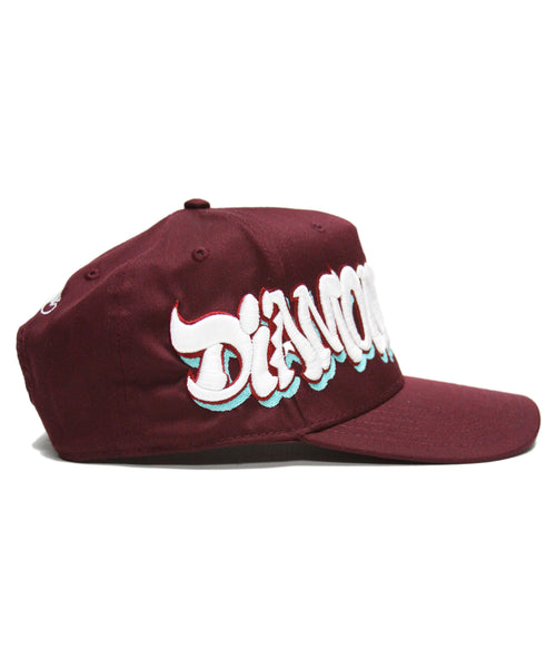 "D BACKS" SPELL OUT (BURGUNDY)