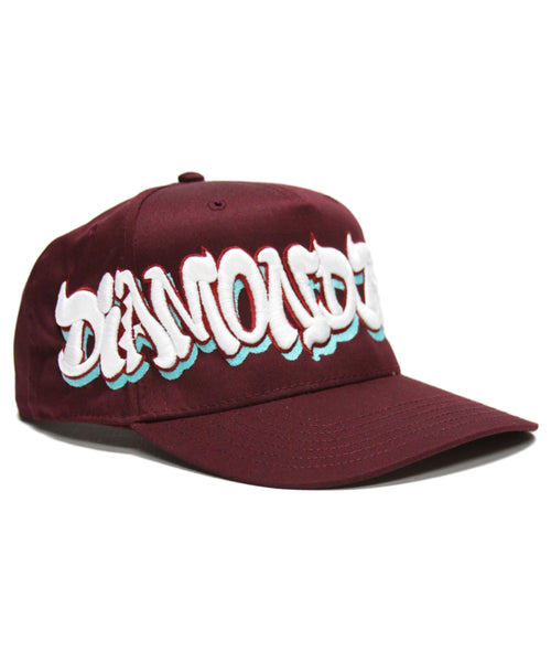 "D BACKS" SPELL OUT (BURGUNDY)