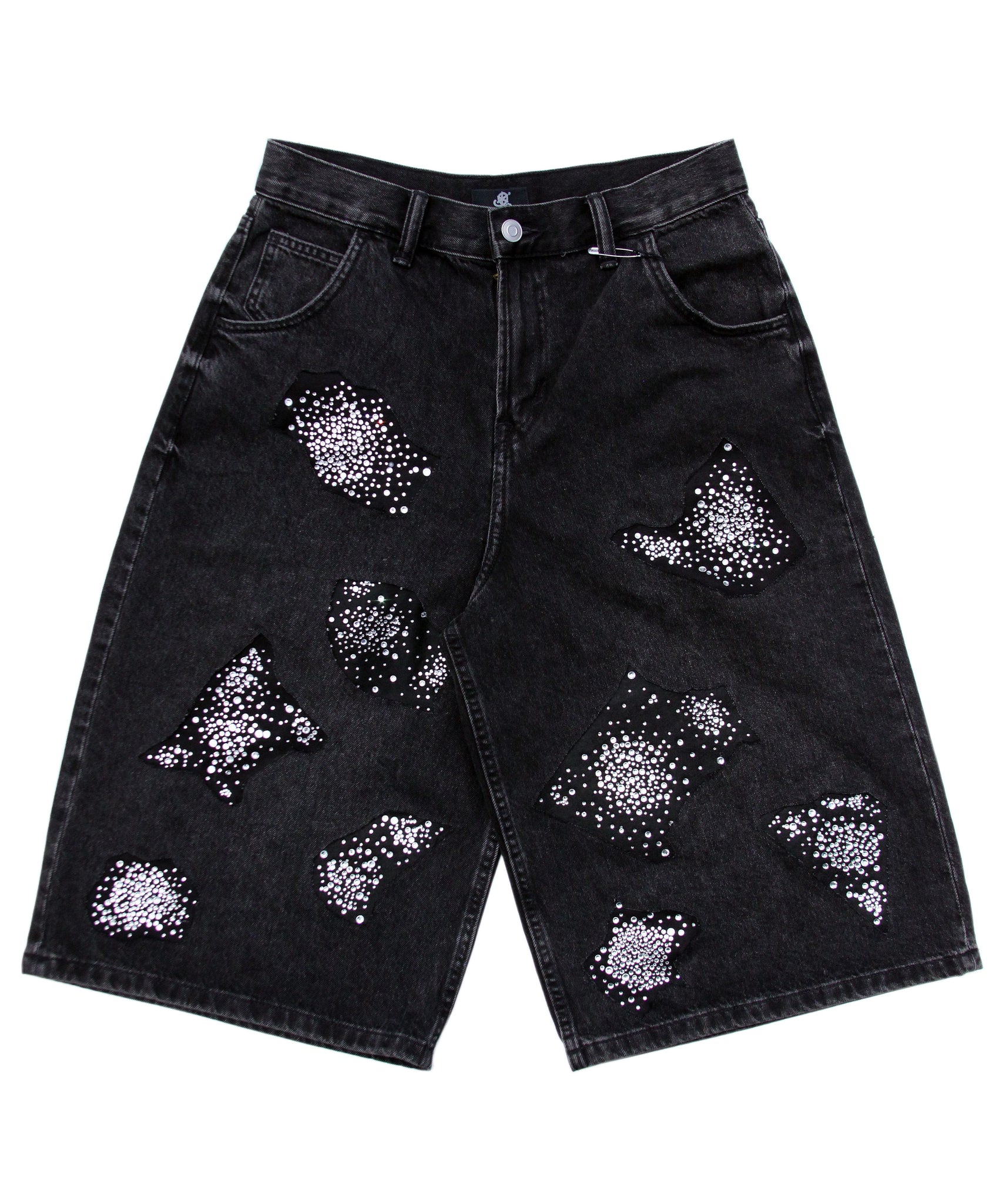 [1 OF 1] "DIAMANTE" SHORTS (BLACK)