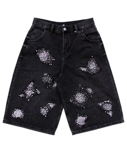 [1 OF 1] "DIAMANTE" SHORTS (BLACK)