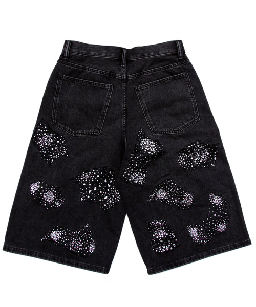 [1 OF 1] "DIAMANTE" SHORTS (BLACK)