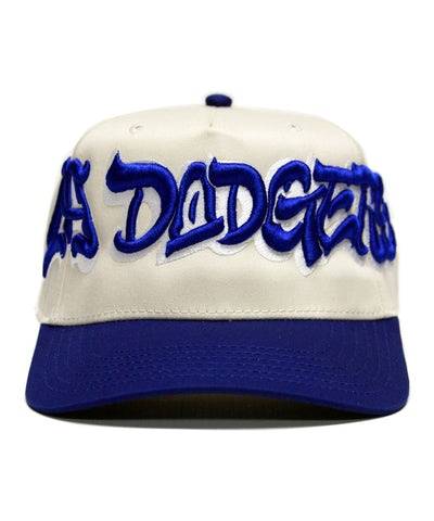 "DODGERS" SPELL OUT (CREAM/BLUE)