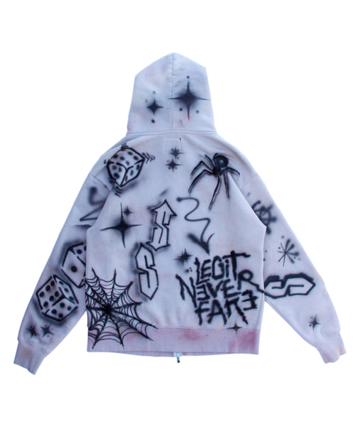 [1 OF 1] "DOODLES" ZIP-UP HOODIE