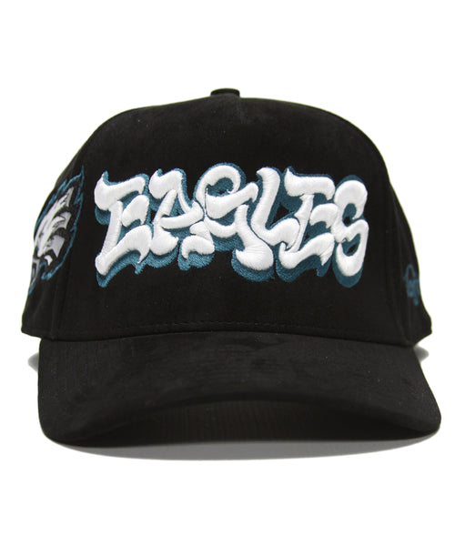 "EAGLES" SPELL OUT (BLK SUEDE)