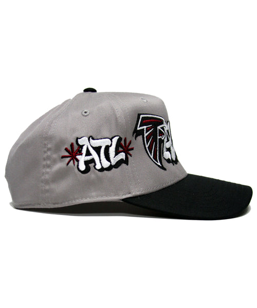 "FALCONS" SNAP BACK (GREY/BLK)
