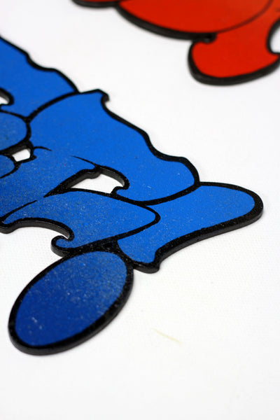 "FUCK OFF" DIE CUT (2 PIECE)