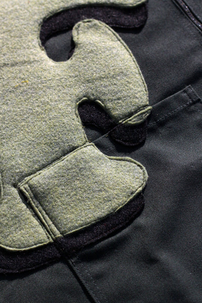 "FU UNIVERSITY®" ½ ZIP (OLIVE)