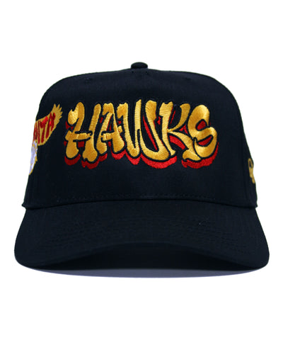 "HAWKS" SNAP BACK (BLACK)
