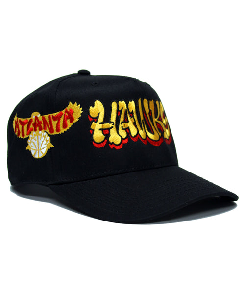 "HAWKS" SNAP BACK (BLACK)