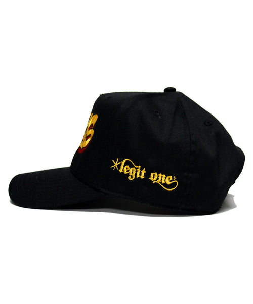 "HAWKS" SNAP BACK (BLACK)