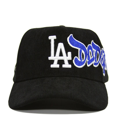 "LAD" CORDUROY SNAP BACK (BLACK)
