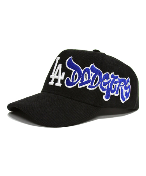 "LAD" CORDUROY SNAP BACK (BLACK)