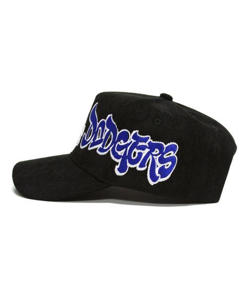 "LAD" CORDUROY SNAP BACK (BLACK)