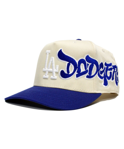 LA DODGERS SNAPBACK (CREAM/BLUE)