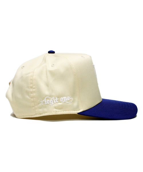 LA DODGERS SNAPBACK (CREAM/BLUE)