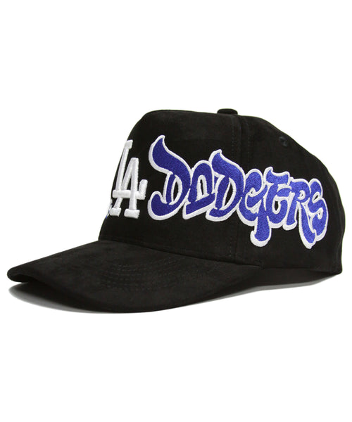 "WSC" SNAPBACK (BLACK SUEDE)