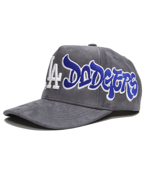 "WSC" SNAPBACK (GREY SUEDE)