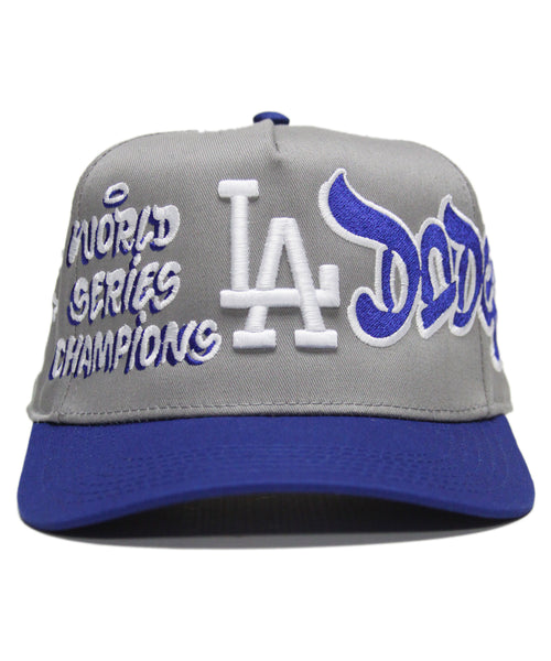 "WSC" 2-TONE SNAPBACK (GREY/BLUE)