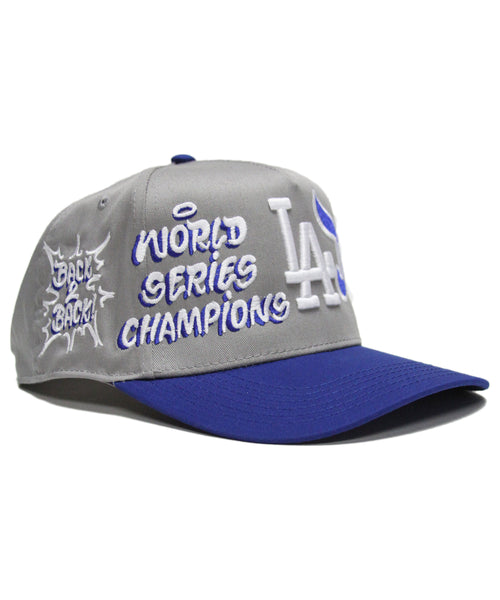 "WSC" 2-TONE SNAPBACK (GREY/BLUE)