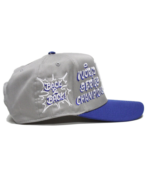 "WSC" 2-TONE SNAPBACK (GREY/BLUE)