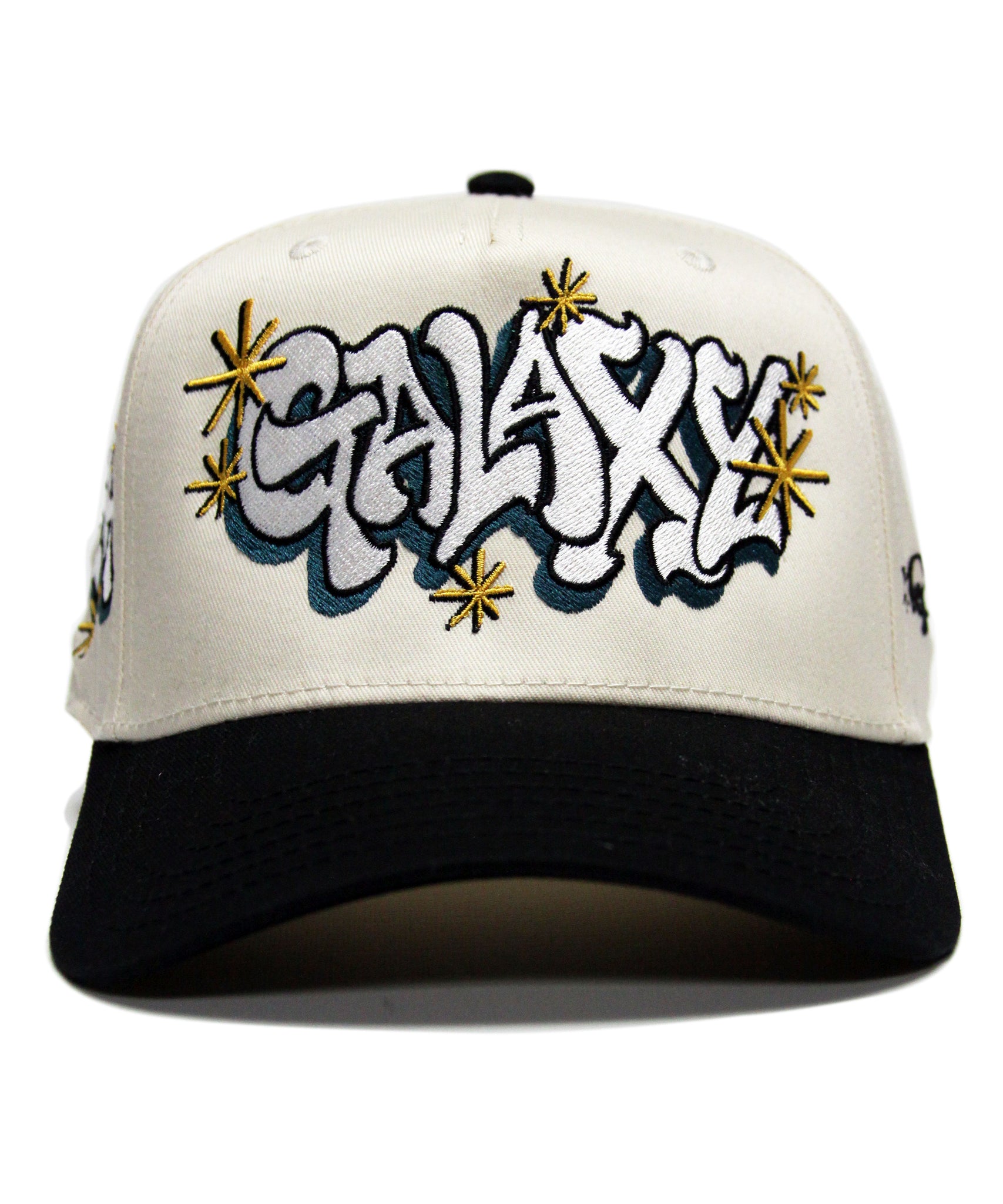 "GALAXY" SNAP BACK (CREAM/BLK)
