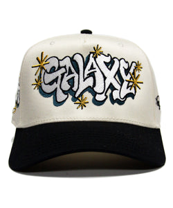 "GALAXY" SNAP BACK (CREAM/BLK)